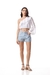 CROPPED UM OMBRO C BABADO BRANCO - comprar online