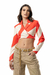 CROPPED MINI BLAZER REDWAVE