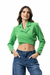 CROPPED MINI BLAZER VERDE - comprar online