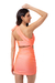 VESTIDO MEAN GIRL CORAL - comprar online