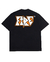 Camiseta Oversized Fire Chamfered Letter