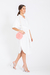 Bolsa clutch Camélia Rosé - loja online