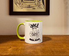 Caneca Porcelana Beba Água - comprar online