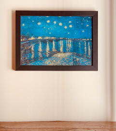 Quadro Noite Estrelada Sobre o Ródano - comprar online