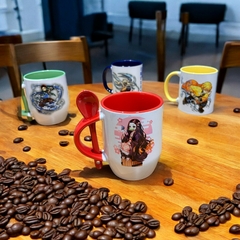 Caneca Nezuko Kamado Vermelha