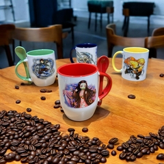 Caneca Nezuko Kamado Vermelha na internet