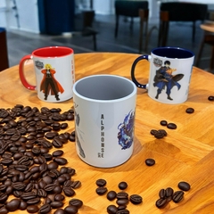 Caneca Alphonse Elric Cinza - comprar online