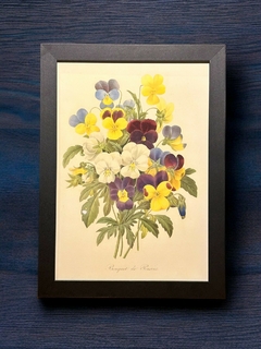 Quadro Decorativo Bouquet de Pensées