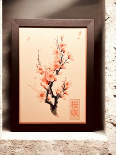 Quadro Decorativo Cerejeira Sakura