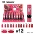 Lip stick Matte 12 tonos 3Q Beauty - comprar online