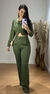 CONJUNTO BLUSA ASSIMÉTRICA - VERDE MILITAR na internet