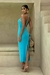 Vestido Feminino Rihanna Betina - Azul - comprar online