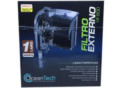 FILTRO EXTERNO HF-0600 OCEAN TECH (650L/H) 220V - OCEAN TE