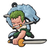 Chaveiro Zoro - One Piece - comprar online