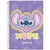 Caderno Espiral 1/4 Capa Dura Stitch 80F Nope - Foroni