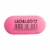 Borracha Oval rosa Leo e Leo