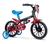 BICICLETA ARO 12 NATHOR MASCULINA MECHANIC - PRETO/VERMELHO/AZUL