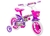 BICICLETA ARO 12 NATHOR FEMININA VIOLET - VIOLETA, PINK C/ BRANCO