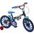 BICICLETA ARO 16 NATHOR MASCULINO TECH BOYS - PRETO COM AZUL