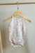 Body Alcinha em Cotton - Floral Off White