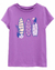 T-Shirt Carter's, pranchas de surf, 6/7 Anos