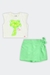 Conjunto, Blusa e Short-saia, Tropical, Fakini