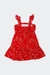 Vestido Infantil Curto, com babados, vermelho, Alakazoo! - comprar online