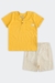 Conjunto Infantil Camiseta e Bermuda, Amarelo, Colorittá - comprar online