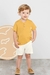 Conjunto Infantil Camiseta e Bermuda, Amarelo, Colorittá