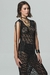 Vestido Orquidea negro - comprar online