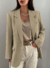 Blazer Feminino Lapela Colarinho - loja online