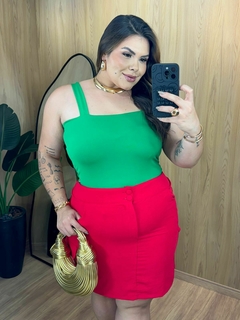 Imagem do cropped margo plus size