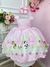 Vestido Infantil Fazendinha Baby Rosa Luxo Festa