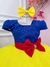 Vestido Infantil Branca de Neve Peito Strass Com Laço - comprar online