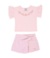 Conjunto Infantil Colorittá Blusa Cotton Estampa Flor