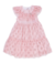 Vestido Infantil Kiki Tule Estampa Floral Com Babados - LTL Moda Kids