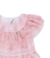 Vestido Infantil Kiki Tule Estampa Floral Com Babados - loja online