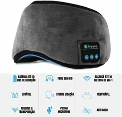 Máscara de Dormir com Fone de Ouvido Tapa Olho Sono Tranquilo Bluetooth - comprar online