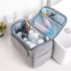 Imagem do Estojo Necessaire de Viagem Impermeável Compacto com Divisórias