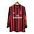 Camisa Retrô AC Milan 2013/2014 manga longa - Masculina Adidas - Preta e vermelha com detalhes em dourado