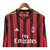 Camisa Retrô AC Milan 2013/2014 manga longa - Masculina Adidas - Preta e vermelha com detalhes em dourado na internet