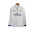 Camisa Retrô Real Madrid I 16/17 manga longa - Masculina Adidas - Branca com detalhes em azul