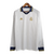 Camisa Retrô Real Madrid Treino 2019/2020 manga longa - Adidas Masculina - Branca com detalhes em azul e dourado