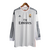 Camisa Retrô Real Madrid I 2013/2014 manga longa - Adidas Masculina - Branca com detalhes em cinza e laranja