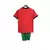 Kit Infantil Seleção de Portugal I 24/25 - Nike - Vermelho com detalhes em preto e verde - comprar online