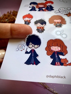 Harry Potter | Planilla de stickers - DaphiBlack ilustración