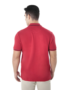 Polo Piquet Gold Continua Vermelho - comprar online