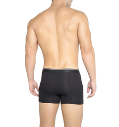 Cueca Boxer Cotton Black - comprar online