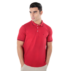 Polo Piquet Gold Continua Vermelho