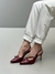 Scarpin Slingback Mônaco Cherry